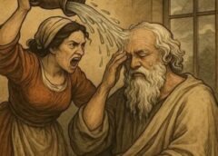 Ποιος θα το φανταζόταν ότι ο Σωκράτης – ο μεγάλος φιλόσοφος γνωστός για τη σοφία, την ηρεμία και τα βαθιά του λόγια – ζούσε με μια γυναίκα που δοκίμαζε συνεχώς την υπομονή του;