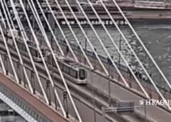 Ρότερνταμ: H στιγμή της σύγκρουσης των τραμ στη γέφυρα του Ερασμους (βίντεο)