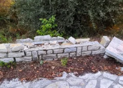 Ιωάννινα: Κατέστρεψαν τρία πέτρινα παγκάκια στον ποδηλατόδρομο της Ανατολής