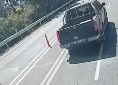 Νέο περιστατικό επικίνδυνης οδήγησης στην Κρήτη – Αγροτικό φρενάρει μπροστά από βυτιοφόρο με υγραέριο