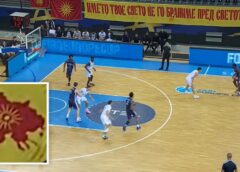 Διαμαρτυρία της ελληνικής πρεσβείας στα Σκόπια για το πανό με χάρτη της «Μεγάλης Μακεδονίας», που σηκώθηκε σε αγώνα του Ηρακλή με τη ΜΖΤ